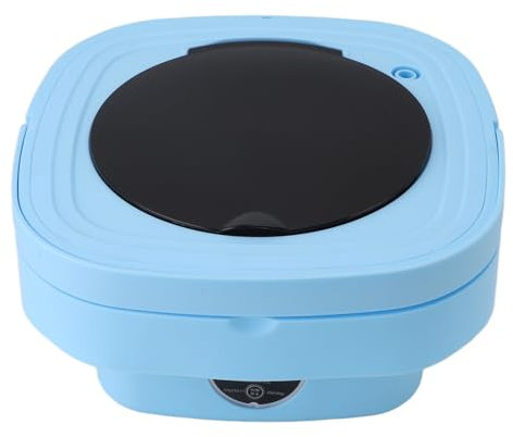 Mini Machine à Laver, Gain de Place 36 W 8,5 L, Grande capacité, Forte élimination des Taches, Machine à Laver Pliable pour Vêtements de bébé, Sous-vêtements (Prise UE)
