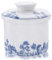 Beurrier Ceramique, 250g Beurrier en Porcelaine avec Ligne d'Eau pour Beurre Frais à Tartiner, Beurrier à Eau avec Couvercle pour Conserver le Beurre Frais, Baratte a Beurre avec Refroidissement