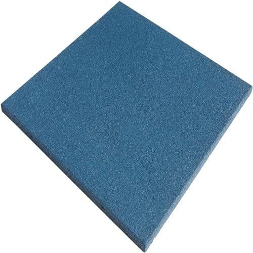 FUNEAER Outdoor rubber mats,Rubber Tiles Fall Protection, Rubber Playground Tile for ndoor and Outdoor Gym Floor,Sport Floor, Backyard Play Area(Color:a,Size:50×50×2cm)