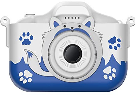 Casstad HD-Kamera Spielzeug für Kinder Digitalkamera Videokamera mit 32 GB SD-Karte für Kinder Babygeschenke Blau