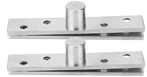 Lot De 2 Charnières De Porte Pivotantes à 360 Degrés De Rotation Cachée, Charnière De Porte Cachée En Acier Inoxydable Robuste Avec Vis De Fixation Pour Porte, Armoire Et Placard
