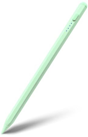 DAORANGE Stylet Compatible avec Apple iPad 2018-2024, Reject de Paume et Haute Précision, Compatible avec iPad Pro 11/12.9/13 M4, iPad Air 6/5/4/3 Gen, iPad 10/9/8/7/6 Gen, iPad Mini 7/6 (Vert Clair)