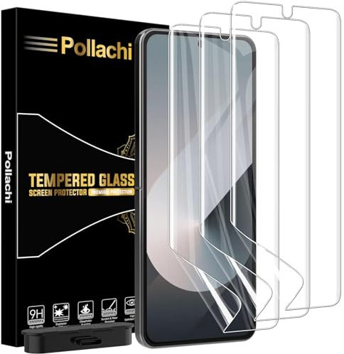 Pollachi [Lot de 3 Protecteur D'écran pour Samsung Galaxy Z Flip 6,Film d'hydrogel,Film TPU Flexible,Souple écran protection,HD Transparent,Résistant Aux Rayures