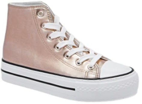 Miro Boho Chic New York 99 Zapatillas Mujer Deportivas Lona Metalizada con Cordón Deportivas Mujer Casual Zapatillas Baloncesto Bambas Femeninas (Champagne, 41)