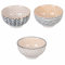 Villa d'Este Home Tivoli 6er Set Schale rund Ø 11,8 cm Porzellan Doppeldekor Soho