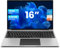 jumper 16 Inch Laptop, 1920x1200 FHD IPS Display (16:10), Celeron 5305U Notebook, 12GB RAM 640GB（128G eMMc+512G SSD Laptops, Dual-Band Wi-Fi, UK Keyboard Film.