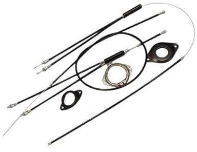LOVIVER BMX Gyro Mountain Bike Brake Cables Front Rear Upper Lower Practical Adults Easy to Use Components Spinner Rotor Complete Set