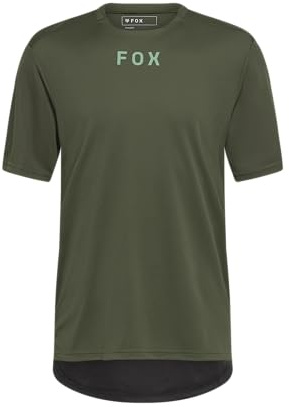 Fox Racing Ranger Herren Mountainbike-Trikot, kurzärmelig, Dark Sage, Größe L