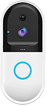 IUBGFTO Video Doorbell, 720P Resolution, Secure Local Storage, 2-Way Audio, Free Wireless Chime-Requires Existing Doorbell Wires