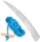15 Inch Pole Saw Blade & 20 Ft Tree Pruner Rope for Fiskars Extendable Pole Pruner, Manual Tree Trimming Replacement Kit for Fiskars, Including Branch Cutter Blade & Long Rope with Handle (PR-20)