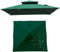 BLGVGKLPNT 2.5x2.5m/300x300cm Quadratisch Sonnenschirm Ersatzbezug Ampelschirm-Abdeckung 8 Streben UV 50+ Sonnenschirm Ersatz Stoff,Square Patio Umbrella Replacement Canopy (Grün,3×3M(9.8ft×9.8ft))