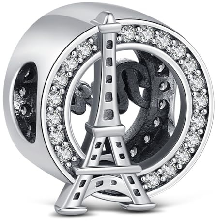 BOIGEGU 925 Silber Charms Armband für Europäische Urlaub Charme Armband | Charms Kollektion Reise und Globetrotter für Europäische Armbänder und Halsketten