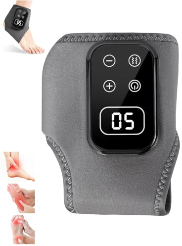 Fußmassagegerät Elektrisch mit Wärme, 3-In-1 Fussmassagegerät,Foot Massager | Knöchel Massagegerät mit 3 Modi 5 Wärmestufen, für Füße Beine Knie Ellbogen Knöchel, Foot Massager Gift for Unisex-Geschenk