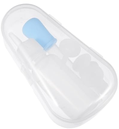 SEWACC Aufzuchtflasche für Katzen und Welpen mit Flexiblem Fluss und Quetschdesign Kunststoff und Silikon Handfütterung für Neugeborene Kleine Haustiere in Blau