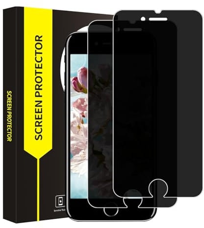 Cable Leader 2 Stück Schutzfolie für Panzerglas für iPhone 6/6s/7/8/SE 2020 | Anti-Spähen Hohe Klarheit Hohe Auflösung 9H Härte Frei von Kratzern Anti-Scratch