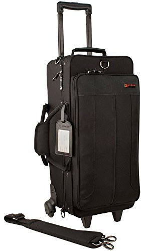 Protec iPac Trompetenkoffer mit Rollen, für 2 Trompeten