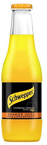 Schweppes Orange Juice 24x200ml Glass Bottles
