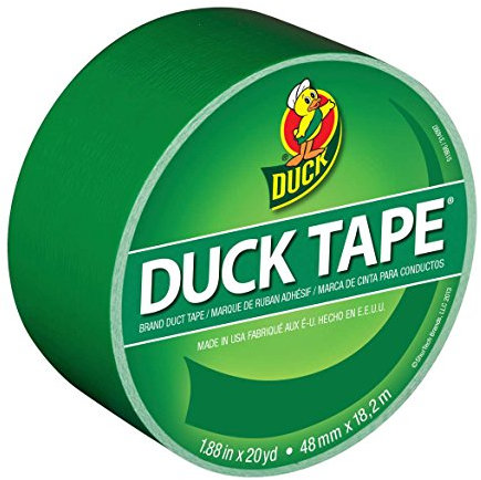 Duck Brand Solids Farbklebeband: 1.88 in. x 60 ft. (Grün)