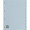 Hetzel Register A4 PP 1-20 grau