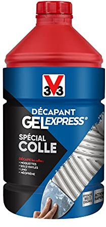 V33 Décapant gel express spécial colle 2L