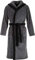 Di Ficchiano DF-15 Herren Bademantel, M, Grey Black