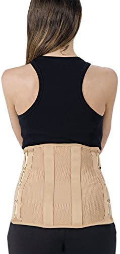 Corsetto lombosacrale in tessuto traspirante a basso profilo Camp50 (L, BEIGE)