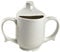 Dignity 2-Handled Feeder Cup with Pierced Spout - White