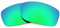 Revant Verres de Rechange Compatibles avec Oakley Fives Squared, Polarisés, Vert émeraude MirrorShield