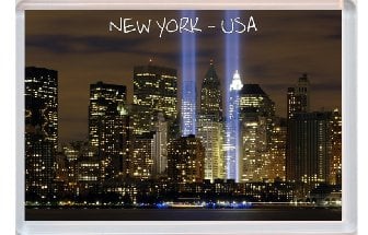 New York - USA - Jumbo Fridge Magnet - ID485