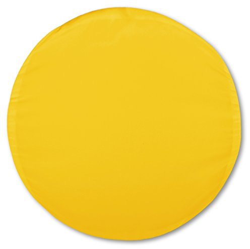 Bestlivings Kissenbezug Gelb (Ø 50 cm) mit verdecktem Reißverschluss - viele Größen und Farben