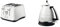 De'Longhi CTJ4003.W Brillante Faceted 4 Slice Toaster - White & De'Longhi Brillante Faceted Jug Kettle, 3 KW - White
