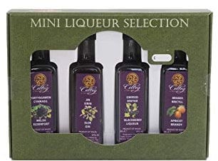 Mini Liqueur Selection 4 x 60ml bottles - fruit liqueur miniatures