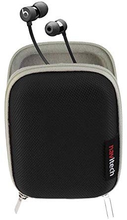 Navitech Black Hard Protective Earphone Case Compatible with The JVC HA-S30BT-E Headphones