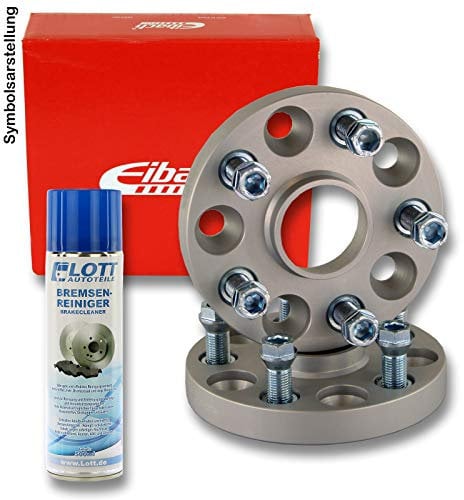 EIBACH Spurplatten Spurverbreiterung Distanzscheibe Ø65mm Lochkreis 4x108 / 50mm pro Achse + Bremsenreiniger