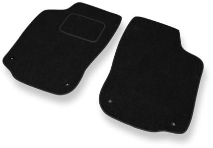Mossa - Fußmatten Auto kompatibel mit Opel Tigra B (2004-2010) - schwarz Automatten Autoteppiche