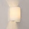 lux.pro Wandleuchte Up Down 1xE27 Wandlampe Halbrund Weiß Beleuchtung Flur Wandstrahler