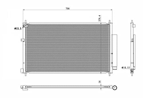 Nrf 350419 - Kondensator, Klimaanlage