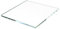 CleverDelights Glasfliesen, quadratisch, 10,2 x 10,2 x 0,3 cm, 5 Stück