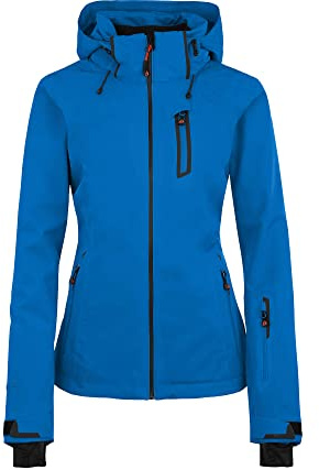 Bergson Nice Light | Damen Skijacke & Outdoorjacke, gefüttert, 20000 mm Wassersäule, Strong Blue [388], 18 - Damen