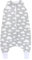 TupTam Baby Sommer Schlafsack mit Beinen 0.5 TOG OEKO-TEX zertifizierte Materialien unwattiert Unisex, Farbe: Wolken Grau, Größe: 92-104
