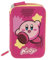 Franco Cosimo Panini Kirby Mit Stift Frixion, Federmäppchen mit 3 Reißverschlüssen, Unisex, Kinder und Jungen, Rosa (Pink), 68119, Rosa, Casual