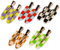 HAYHOI 10 Stück Nahtlose Haarspange, Haar Pin Curl Pins Keine Falten Biegung Haarclips, Haarklammer Damen, Haarspange für Hairstyle, Make up - Checkerboard Checker Weiß Schwarz