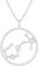 EYS JEWELRY Sternzeichen Kette Skorpion Halskette Damen Silber 925 mit Anhänger Sternbild Zirkonia Kristalle Geschenke für Frauen Freundin Silberkette 45 cm im Schmucketui