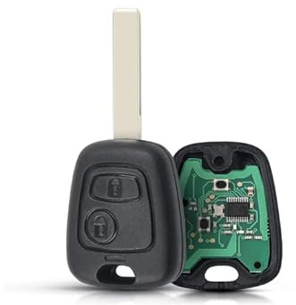 Telecomando Chiave Compatibile con Toyota Aygo Citroen C1 C2 C3 C4 C5 Peugeot 107 207 307 206 Circuito Elettronico 433 mhz ID46 Chip Radiocomando Transponder Sostituzione Riparazione Duplicato Chiave