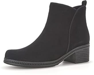 Gabor Damen Ankle Boots, Frauen Stiefeletten,Wechselfußbett,Best Fitting,uebergangsstiefel,gefüttert,Winterstiefeletten,schwarz,42.5 EU / 8.5 UK