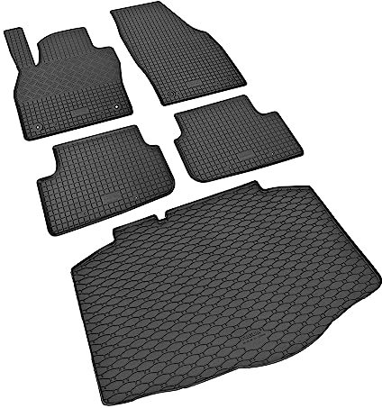 Stylisches Gummi- und Kofferraumwanne Set geeignet für SEAT Ibiza ab 2017 - Schützen und Aufwerten in Einem.