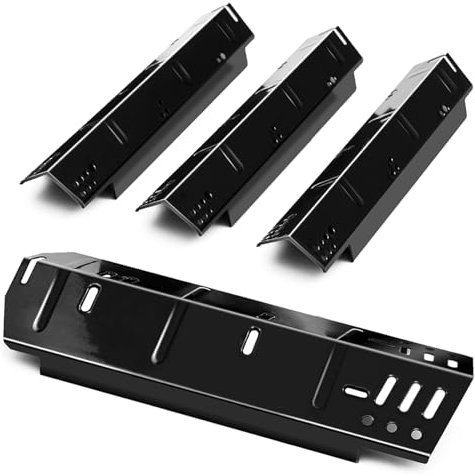 Charbrofire DGH450CRP Wärmezeltgrill Ersatzteile für Dyna Glo Grill Hitzeschild 70-02-615 70-02-423 Dynaglo 4 Brenner Abdeckung DGF451CRP DGH450CRN-D DGH450CRP-D Dyna-Glo Grillteile 4 Stück