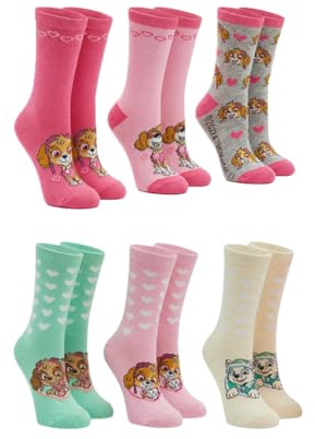 ONOMATO! Socken Kinder Mädchen | Premium Kindersocken aus Baumwolle | 6 Paar | Lustige Socken für Sandalen Mädchen | Modische Geschenke für Mädchen