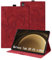 Auslbin Tab Funda Compatible con Samsung Galaxy Tab S9 FE Plus 12.4, Cuero PU con Relieve de Mariposa con función de Soporte, para Tab S9 FE+/SM-X610, Rojo