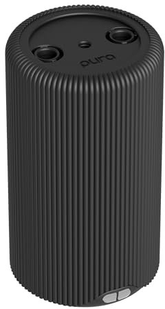 Pura Smart Fragrance Diffuser for Large Spaces, Automated Scent Control, Wi-Fi Enabled, Black Plastic and Metal, LED Light Source, Aroma Diffuser